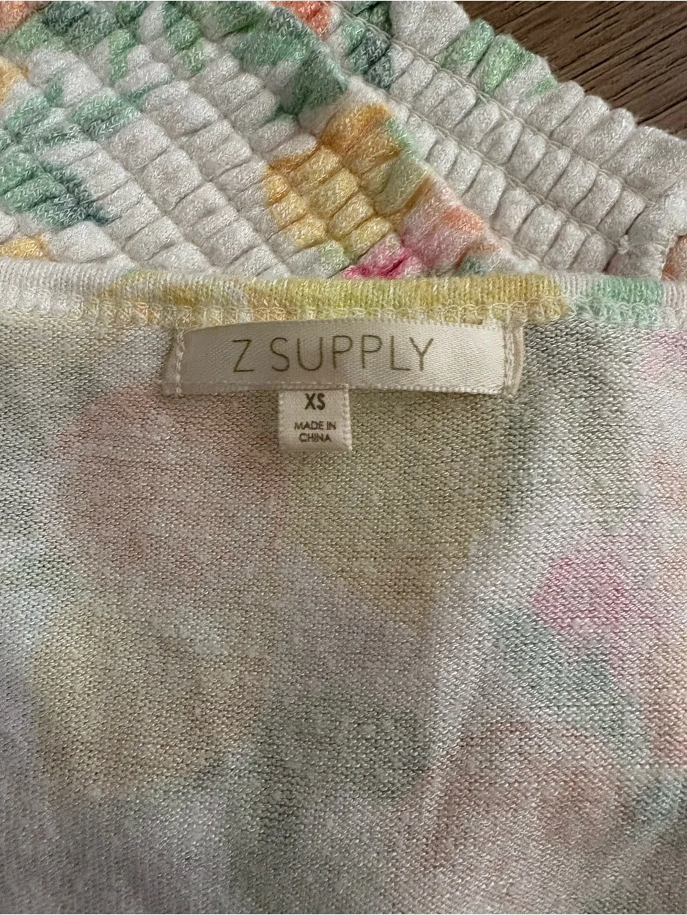 Z Supply Citrus Pajama Lounge Set XS Top M Pants Floral Orange Lemon